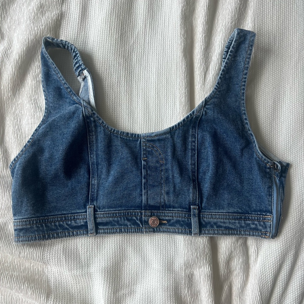 Wild Fable Denim Crop Top